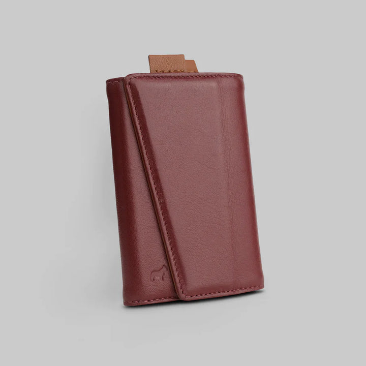 AirTag Ready Speed Wallet Burgundy - The Frenchie Co. - KW