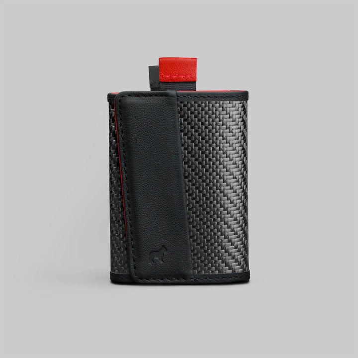 Carbon Speed Wallet Mini - Red Black - The Frenchie Co. - KW