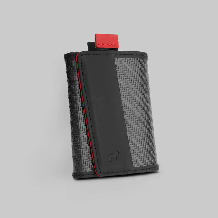 Carbon Speed Wallet Mini - Red Black - The Frenchie Co. - KW