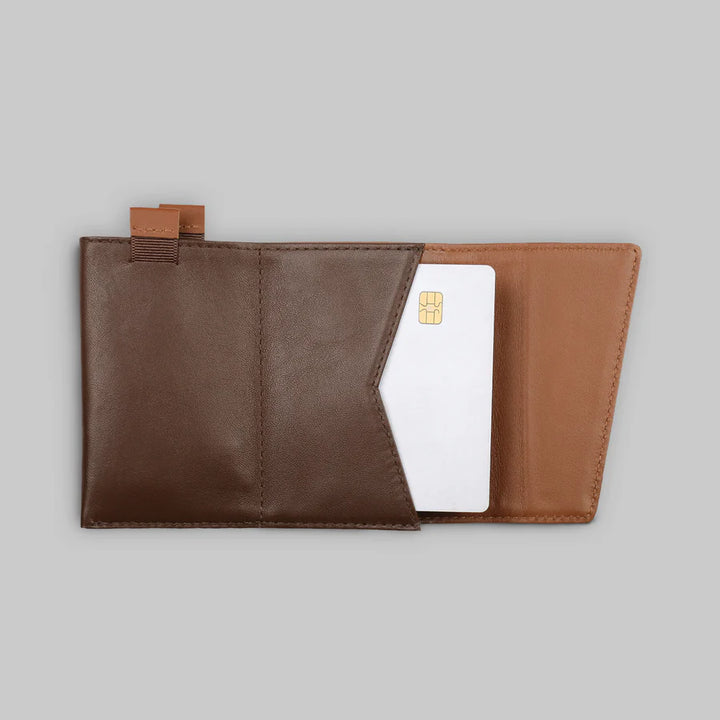 AirTag Ready Speed Wallet Mocha - The Frenchie Co. - KW