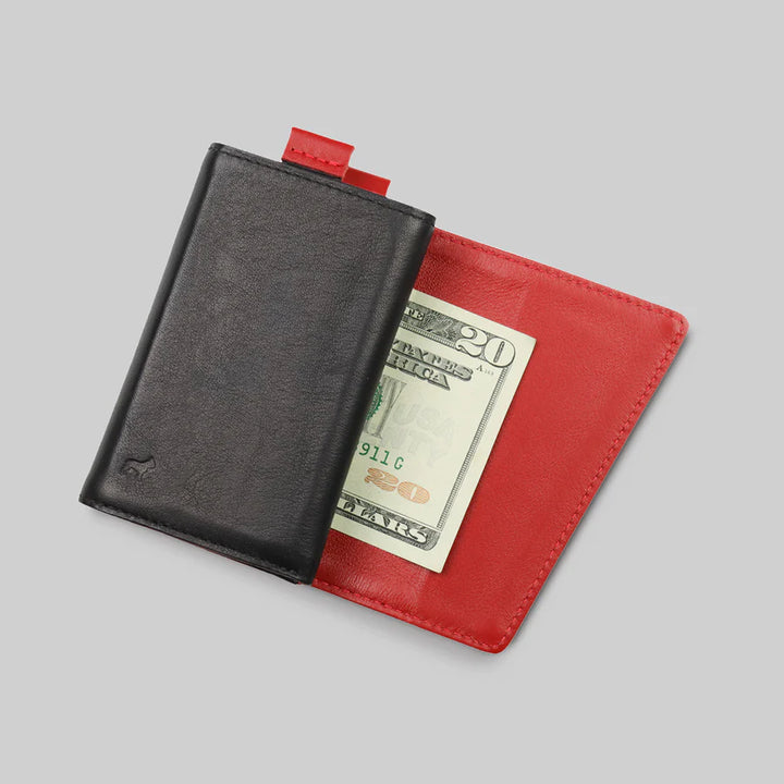 AirTag Ready Speed Wallet Rouge Noir - Special Editions - The Frenchie Co. - KW