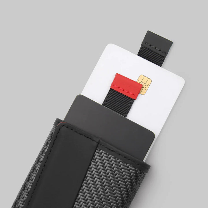 Carbon Speed Wallet Mini - Red Black - The Frenchie Co. - KW