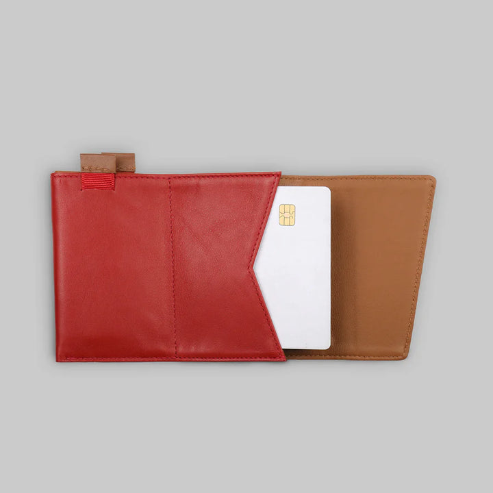 AirTag Ready Speed Wallet Red - The Frenchie Co. - KW