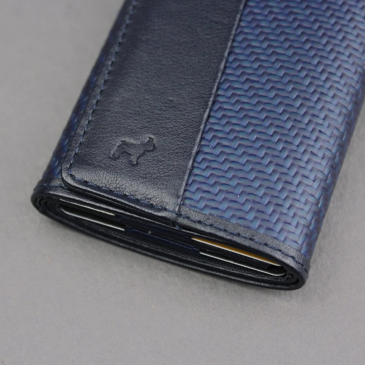 Carbon Speed Wallet Mini Blue - The Frenchie Co. - KW